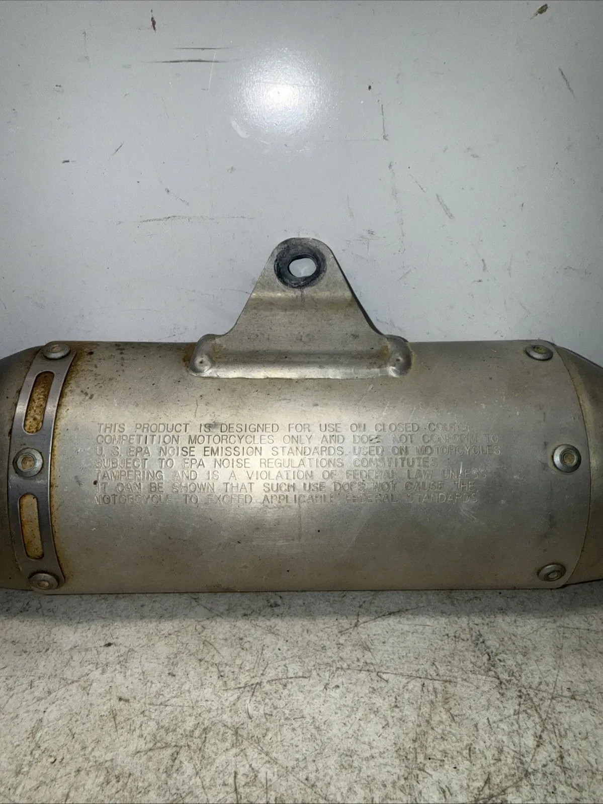 2007 HONDA CRF250R OEM Right Muffler 18310-KRN-A00
