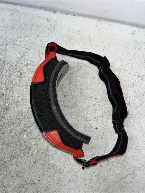 Scott Fury Goggles Red/Black - Chrome Lens Motocross