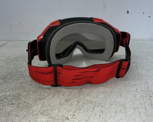 Scott Fury Goggles Red/Black - Chrome Lens Motocross