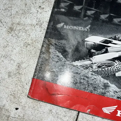 GENUINE OEM HONDA OWNERS MANUAL COMPETITION HANDBOOK 2010 CRF250R