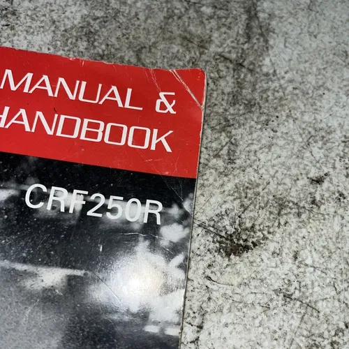 GENUINE OEM HONDA OWNERS MANUAL COMPETITION HANDBOOK 2010 CRF250R