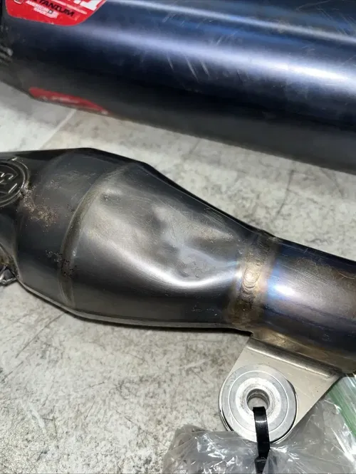 2016 KTM 350Sxf  FMF FACTORY 4.1 RCT TI MUFFLER SILENCER MEGABOMB FULL PIPE