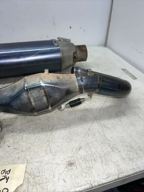 2016 KTM 350Sxf  FMF FACTORY 4.1 RCT TI MUFFLER SILENCER MEGABOMB FULL PIPE