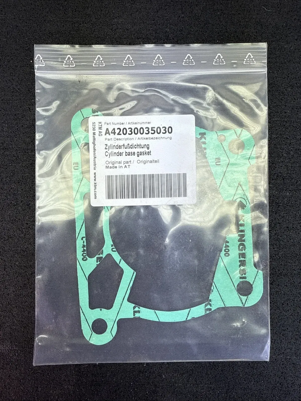 2024 KTM 125sx OEM Cylinder Base Gasket A42030035030