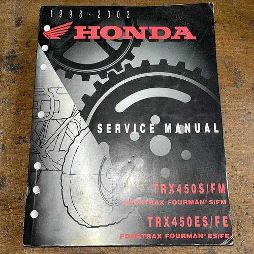 HONDA OEM SERVICE MANUAL 1998-2002 TRX450S FOURTRAX FOURMAN TRX450ES
