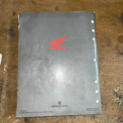 HONDA OEM SERVICE MANUAL 1998-2002 TRX450S FOURTRAX FOURMAN TRX450ES