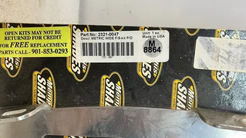 NEW MEMPHIS SHADES 2321-0047 F/S METRIC WIDE PLATES ONLY