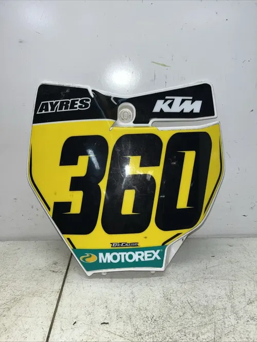 2016 KTM 350sxf Front Number Plate 7900800700028