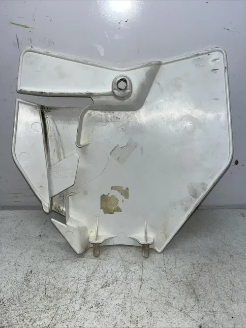 2022 KTM 125Sx Front number plate white 79008007000