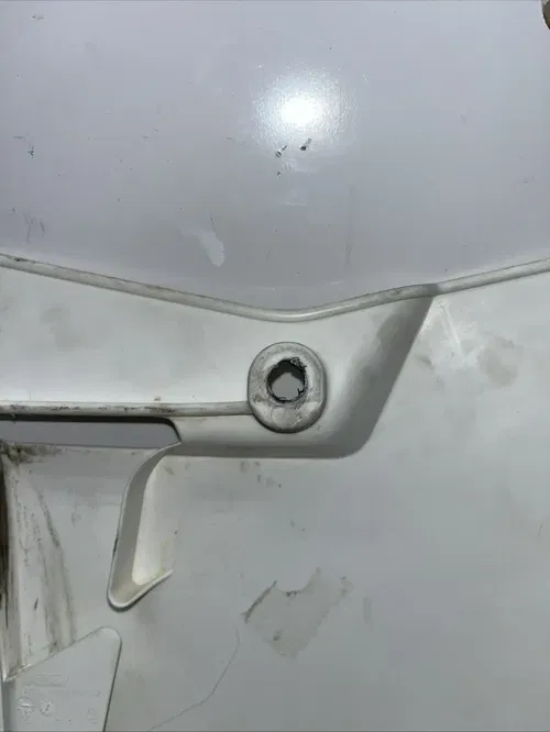 2022 KTM 125Sx Front number plate white 79008007000