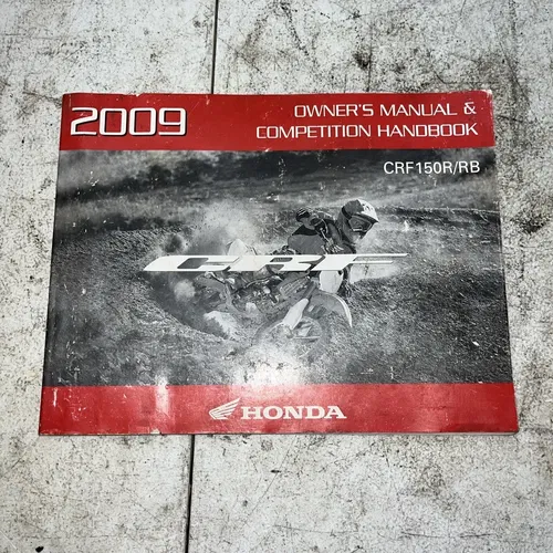 GENUINE OEM HONDA OWNERS MANUAL COMPETITION HANDBOOK 2009 CRF150R