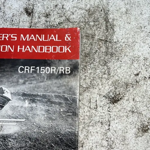 GENUINE OEM HONDA OWNERS MANUAL COMPETITION HANDBOOK 2009 CRF150R