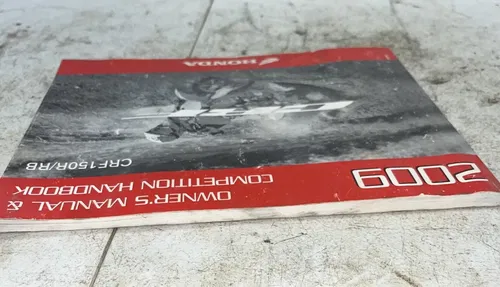 GENUINE OEM HONDA OWNERS MANUAL COMPETITION HANDBOOK 2009 CRF150R