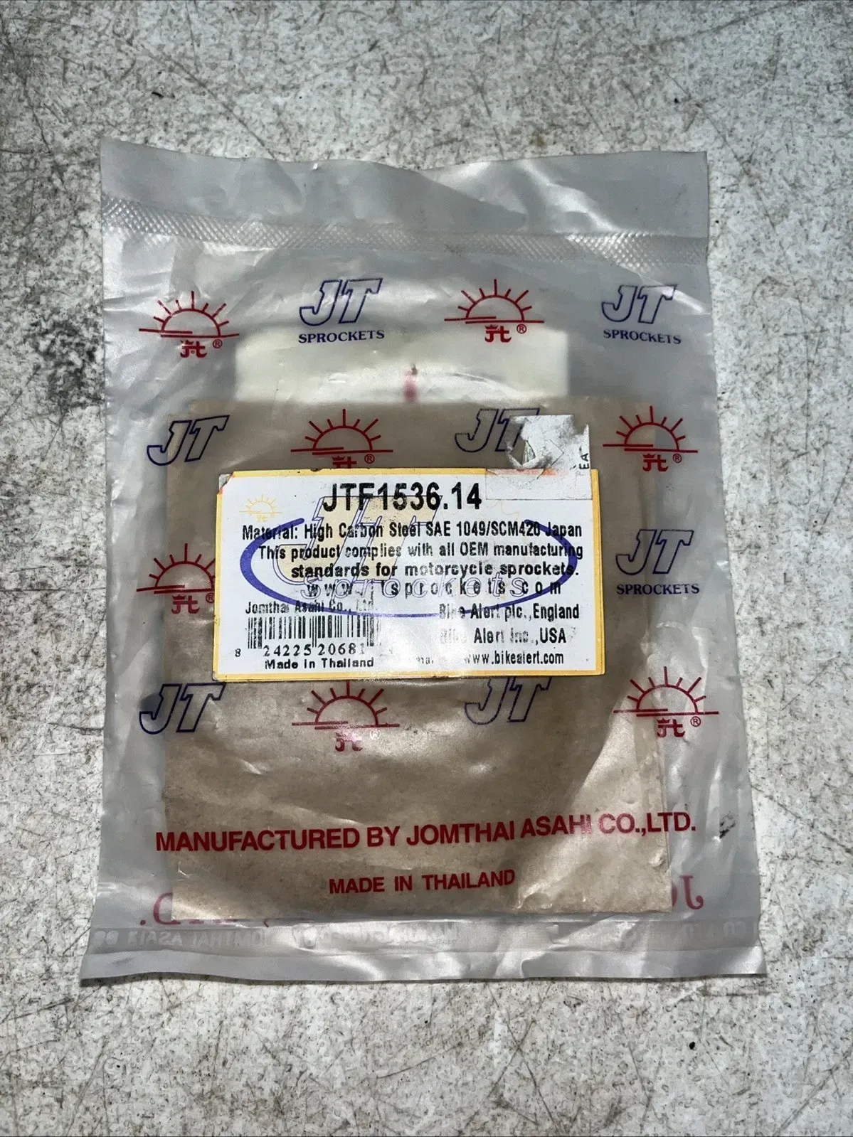 JT Sprockets - JTF1536.14 - Steel Front Sprocket, 14T KSF450 KFX450 R