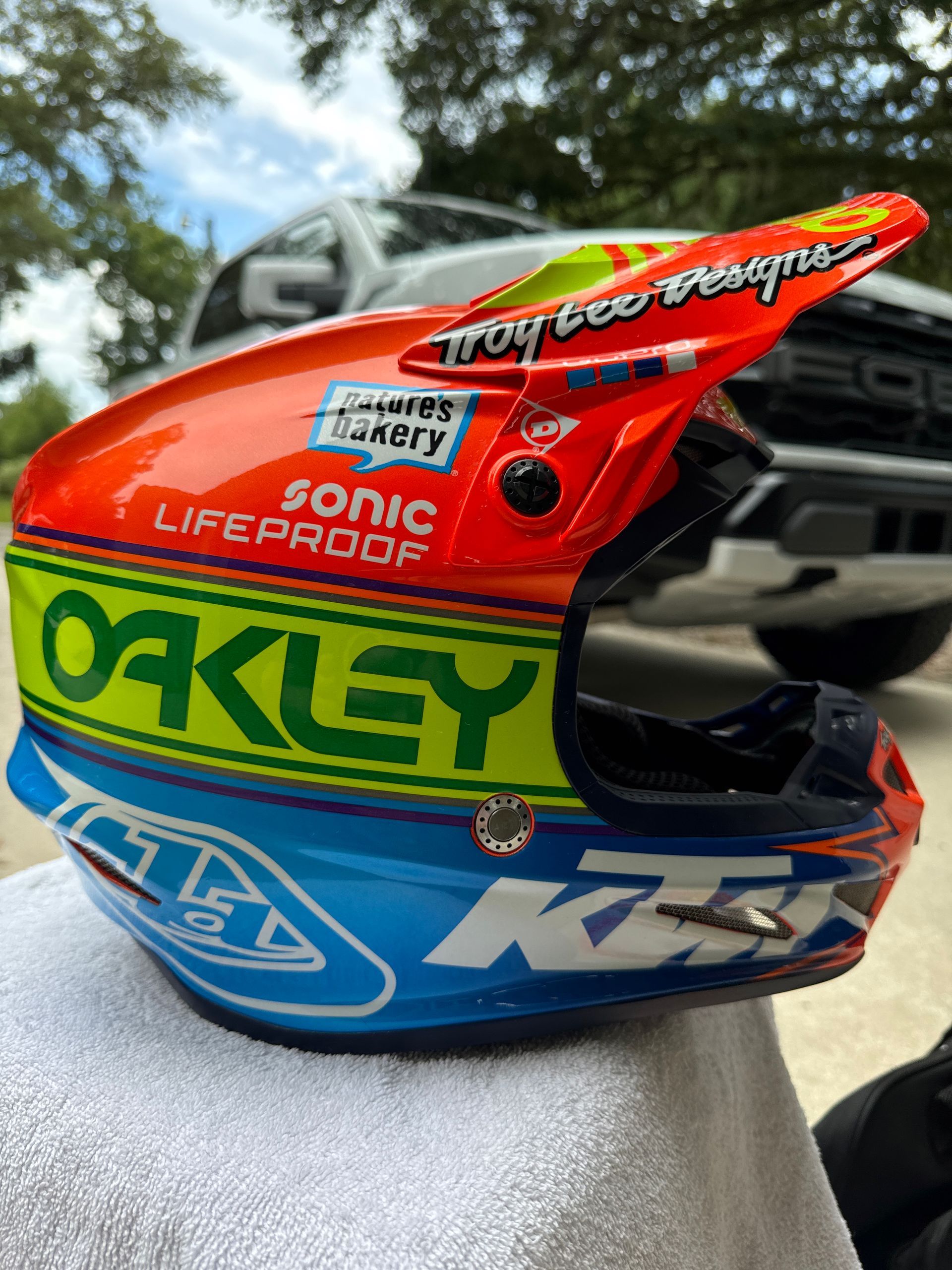 Troy Lee Designs SE4 Factory Limited Edition Helmet Large KTM