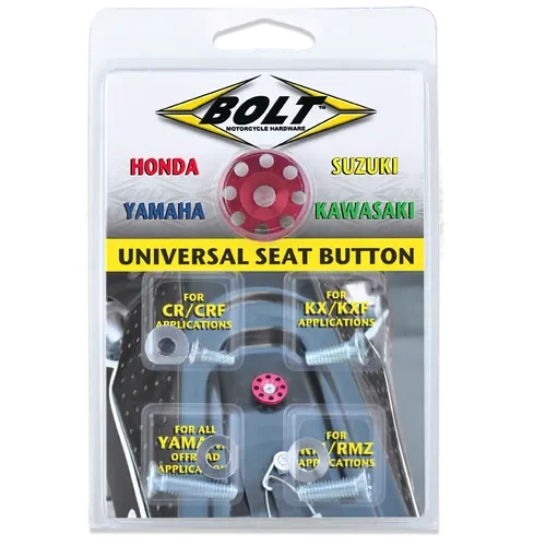 Bolt Motorcycle Hardware Universal Seat Button For Japanese Dirt Bikes