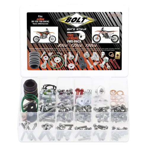  Euro Style 2-Stroke Bolt Kit Pro-Pack for KTM 85cc-150cc