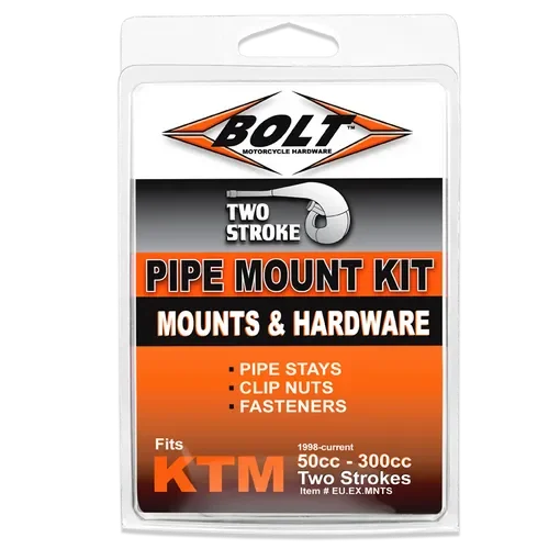 Bolt Motorcycle Hardware KTM Two Stroke Pipe Mounts 50cc-300cc