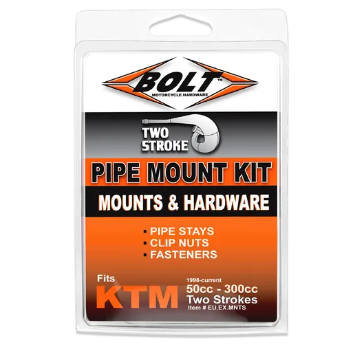 Bolt Motorcycle Hardware KTM Two Stroke Pipe Mounts 50cc-300cc