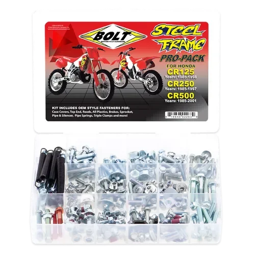  Pro-Pack Bolt Kit for Honda CR Steel Frame Models