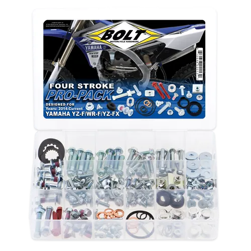Bolt Motorcycle Hardware Pro-Pack for Yamaha Full size 4-Strokes 2014-2023