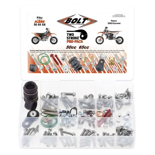 Euro Style 2-Stroke Bolt Kit Pro-Pack for KTM 50cc-65cc