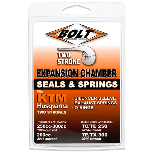 Bolt MC Hardware Euro Two Stroke Expansion Chamber Seals & Springs 200cc-300cc