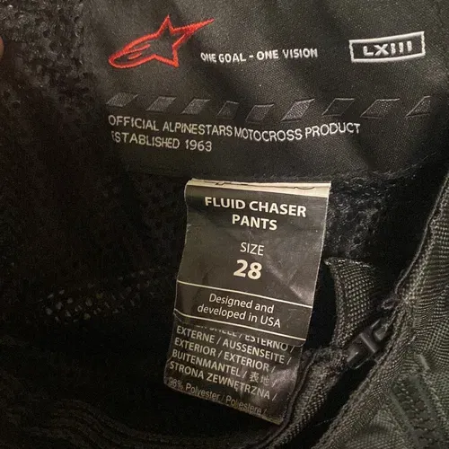 Alpinestars black clearance label