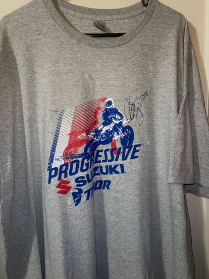 3xl Adam Enticknap Suzuki, Thor Autogrpahed T Shirt- Size XXXL