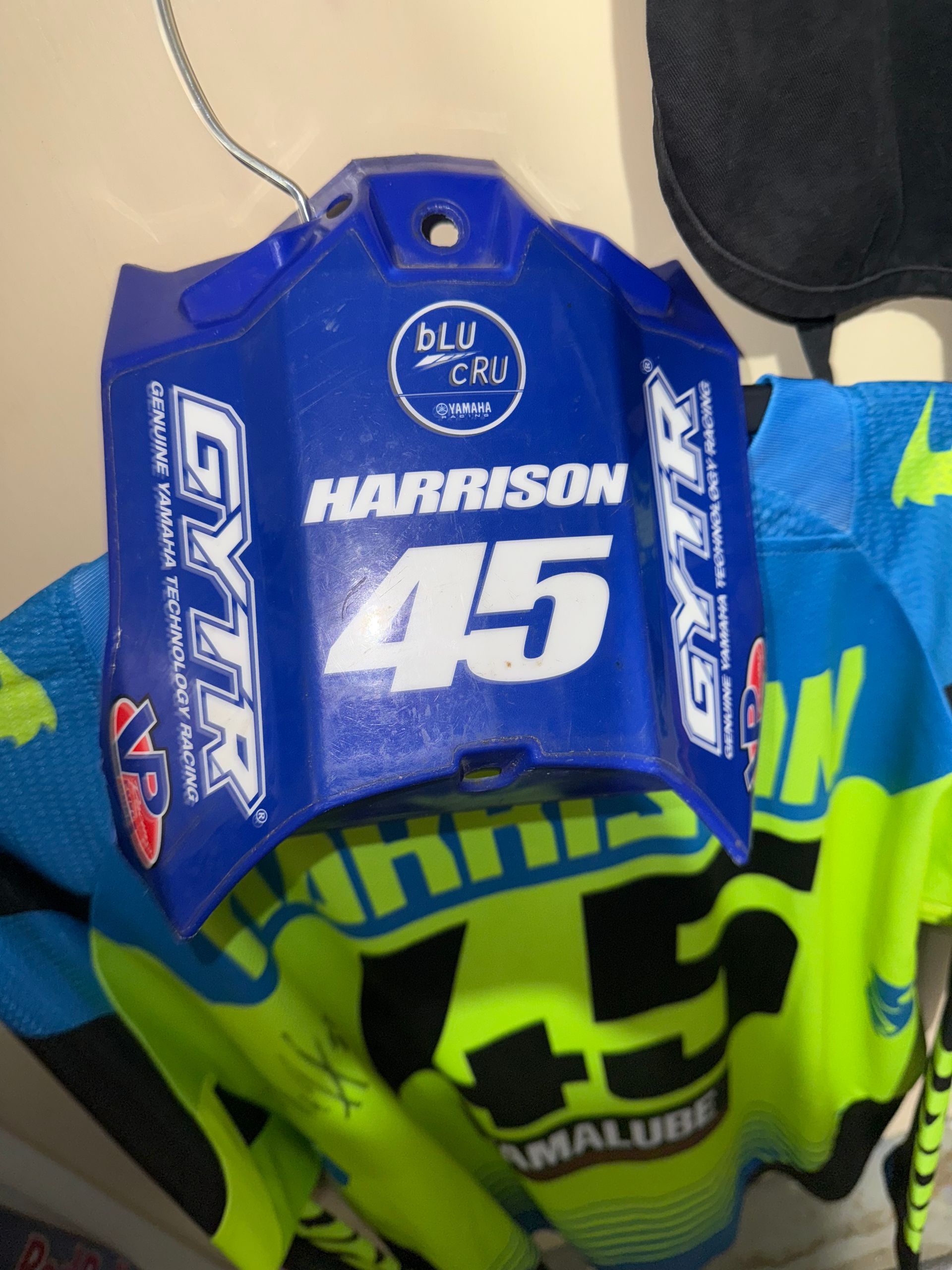 Mitchell Harrison Star Yamaha Thor Jersey And Gas Tank Cover 