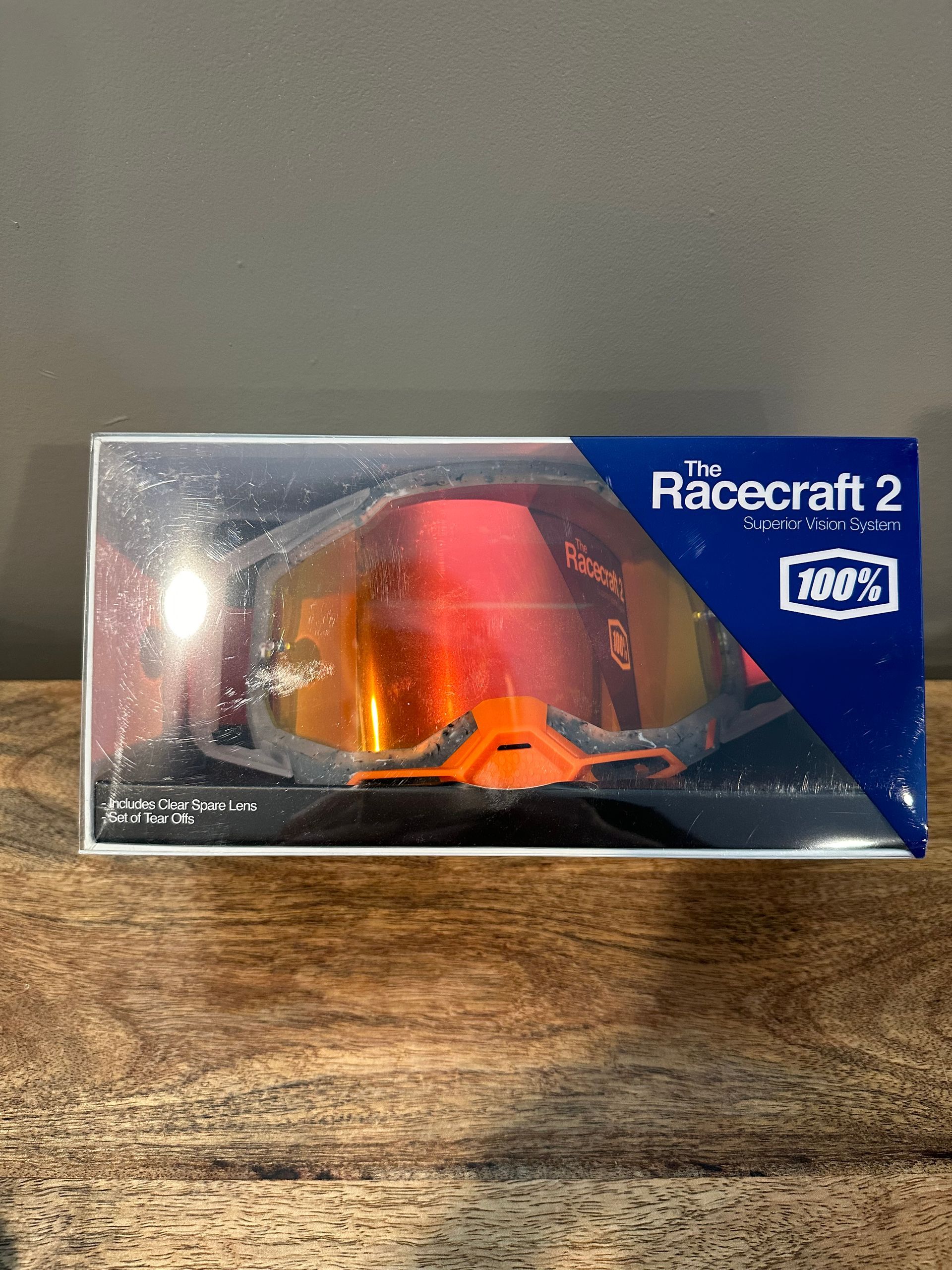 100% Racecraft 2 Schrute - Red Mirror Lens