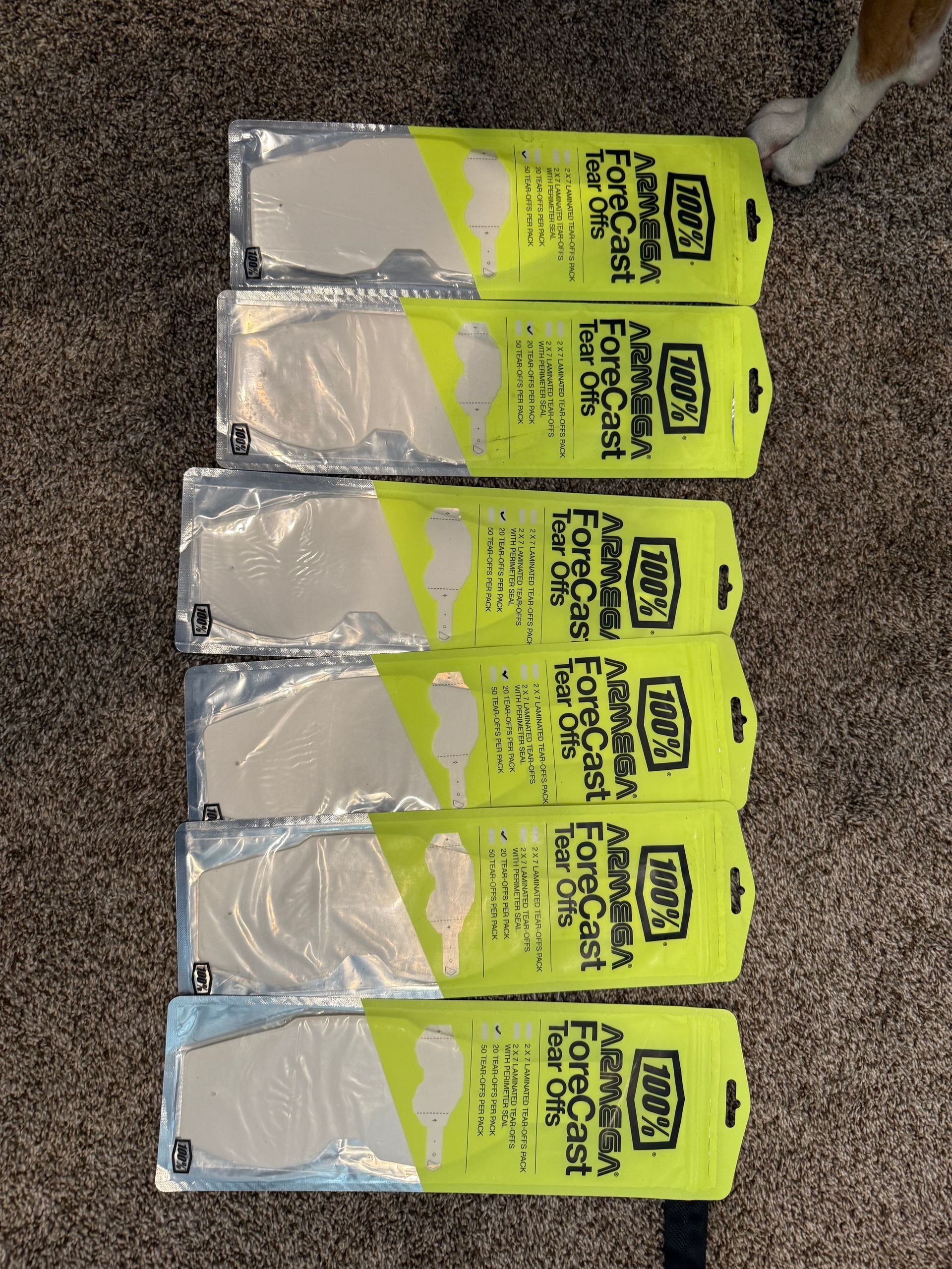 100% Armega Forecast Tear Offs - 150pc