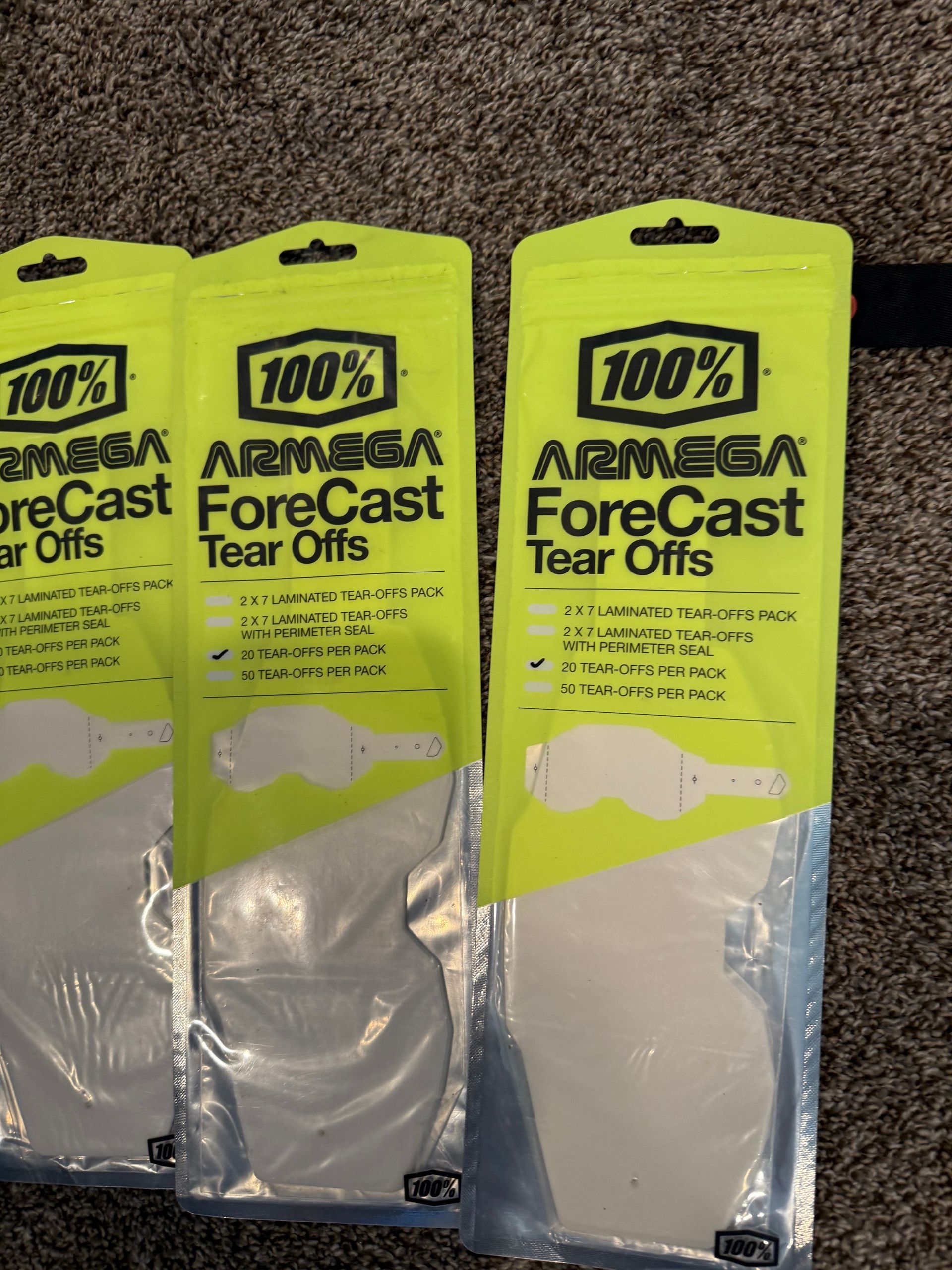 100% Armega Forecast Tear Offs - 150pc