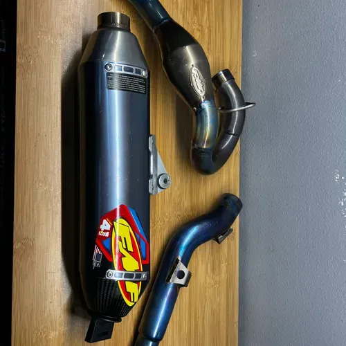 FMF Factory 4.1 RCT Titanium Full System