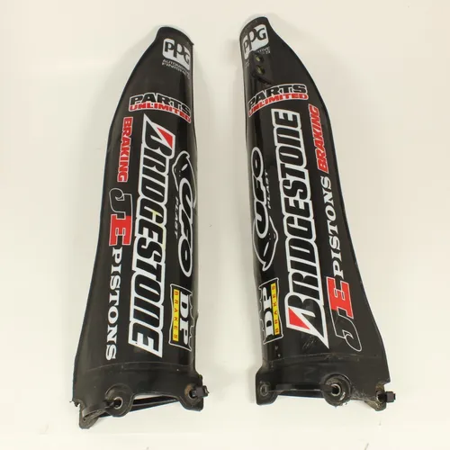 2006 2007 2008 KX250F KX450F Front Fork Guards Left Right