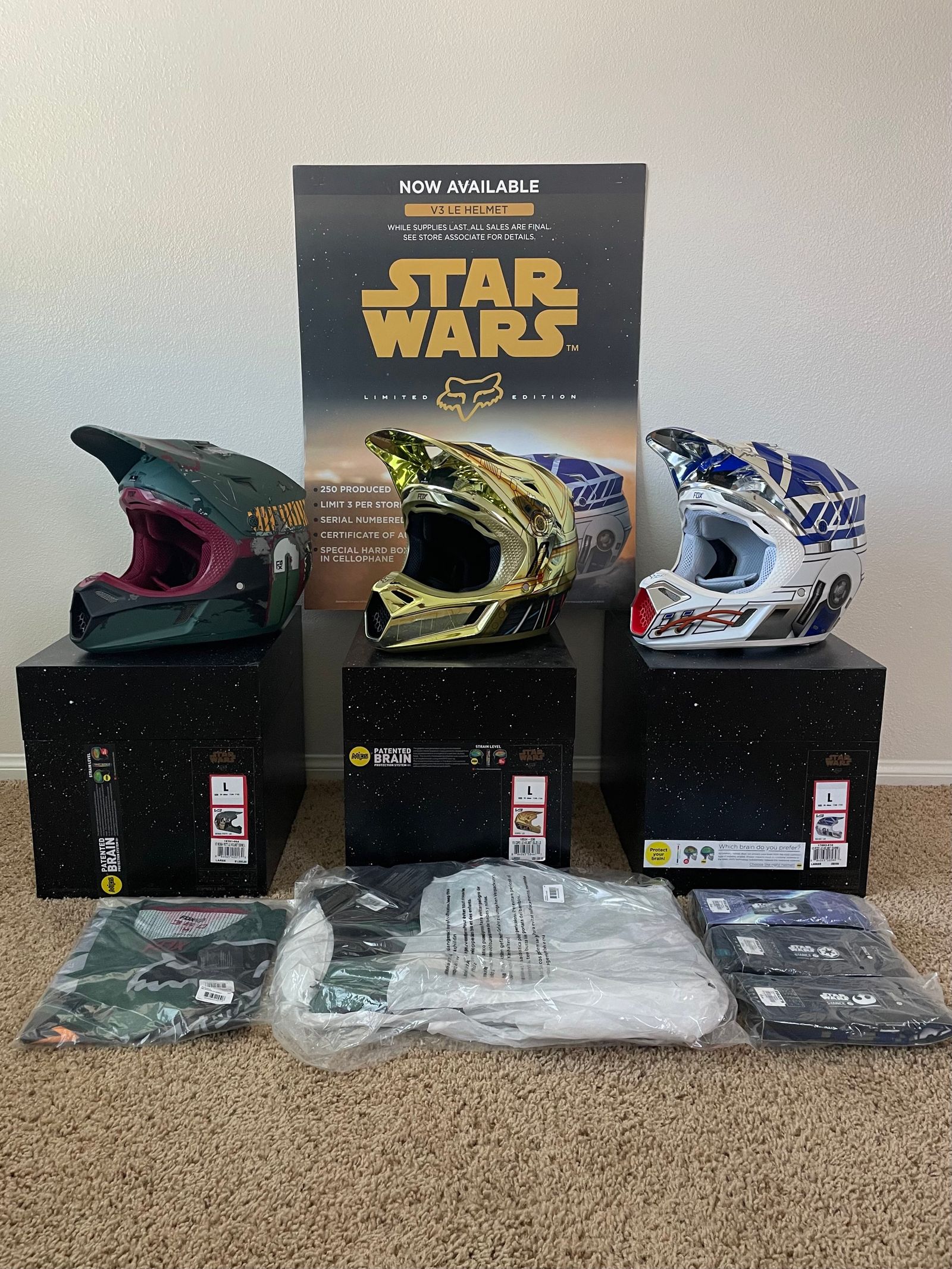 Fox Racing Star Wars Helmet Collection