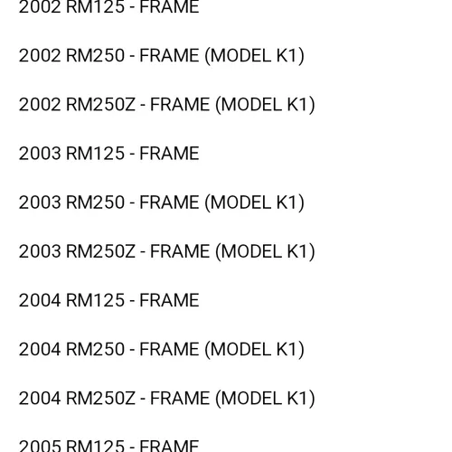2004-2006 Subframe
