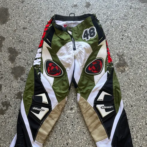 Retro pro-circuit kawasaki thor pants