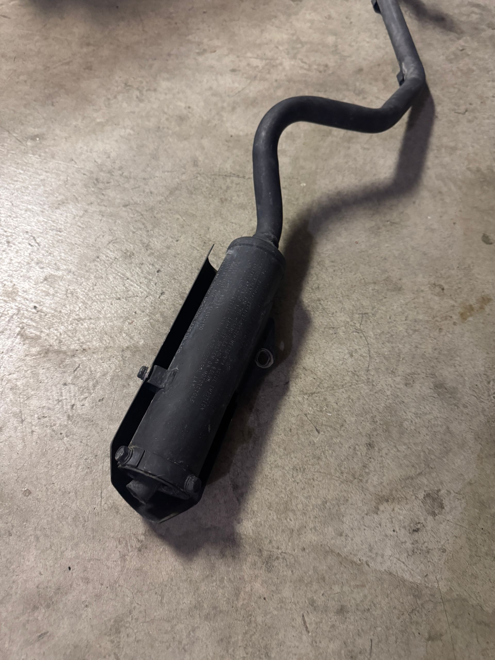 Exhaust!  Kawasaki KLX110L 