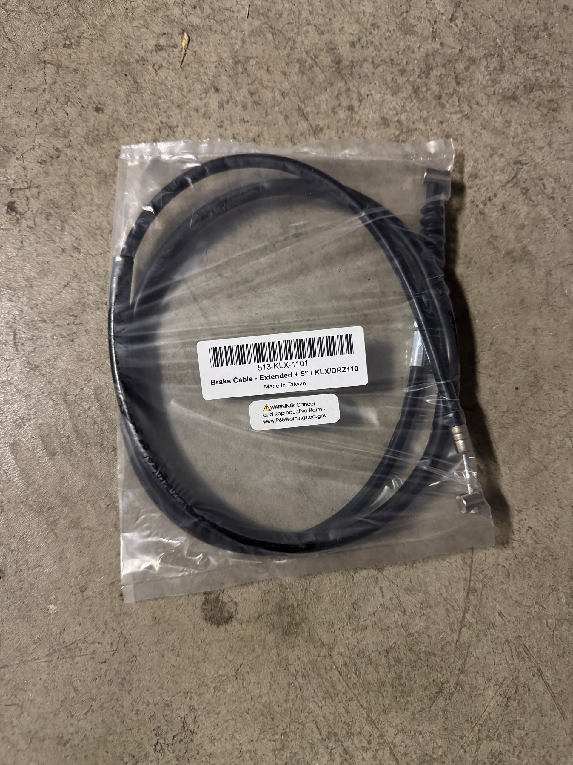 Pit Bike!!! Extended Brake Cable