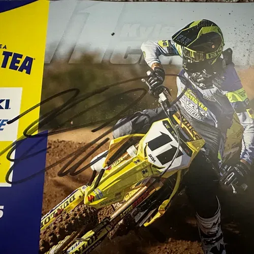 Kyle Chisholm Factory Twisted Tea Suzuki Signed Poster