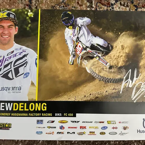 Rockstar Energy Husqvarna Factory Racing Signed Posters