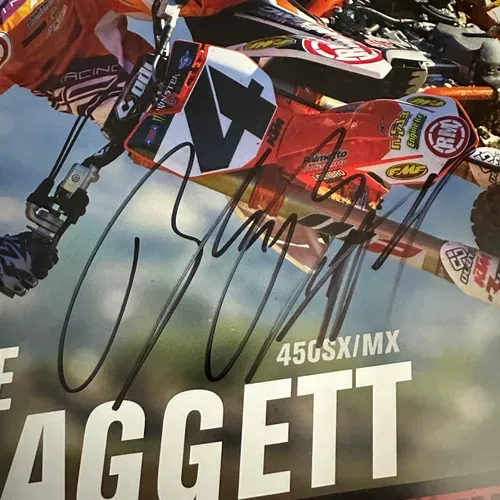 Blake Baggett Rocky Mtn KTM & Factory Suzuki Signed Posters