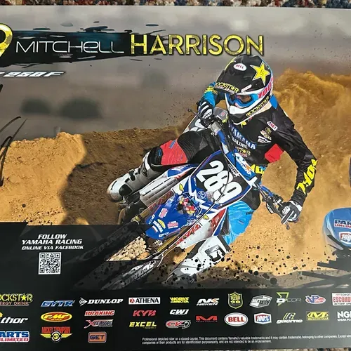 Factory Monster Energy / Star Racing / Cycle Trader Yamaha Signed Posters 