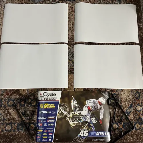 Factory Monster Energy / Star Racing / Cycle Trader Yamaha Signed Posters 