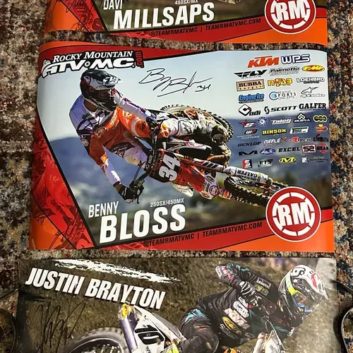 Rocky MTN / BTO Sports KTM Signed Posters