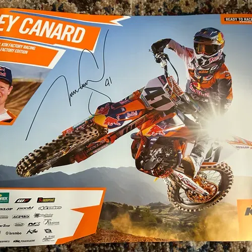 Trey Canard Honda HRC & Redbull KTM Signed Posters 
