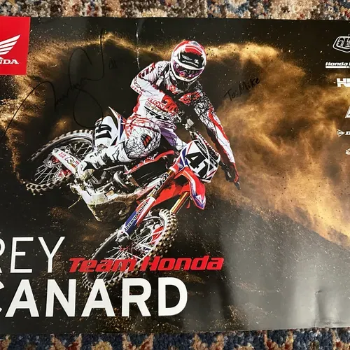 Trey Canard Honda HRC & Redbull KTM Signed Posters 