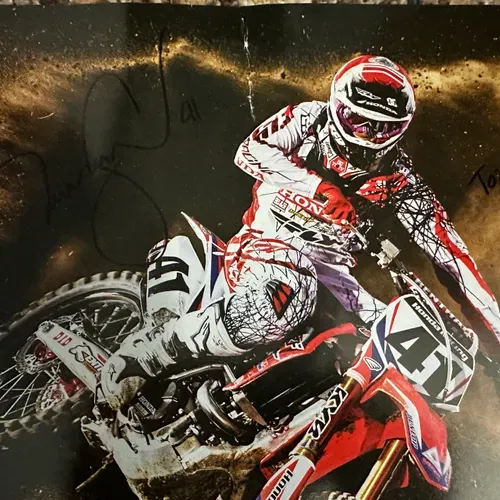 Trey Canard Honda HRC & Redbull KTM Signed Posters 
