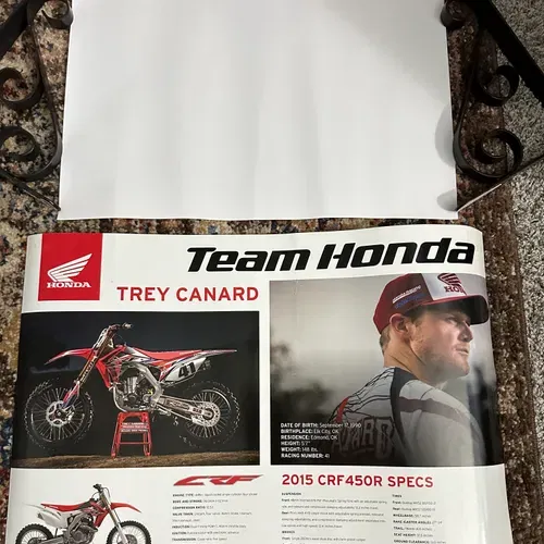 Trey Canard Honda HRC & Redbull KTM Signed Posters 
